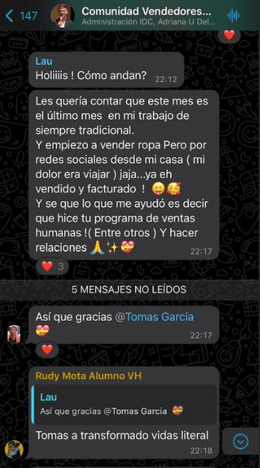 Testimonio de alumno 6