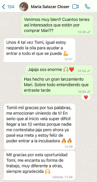 Testimonio de alumno 7
