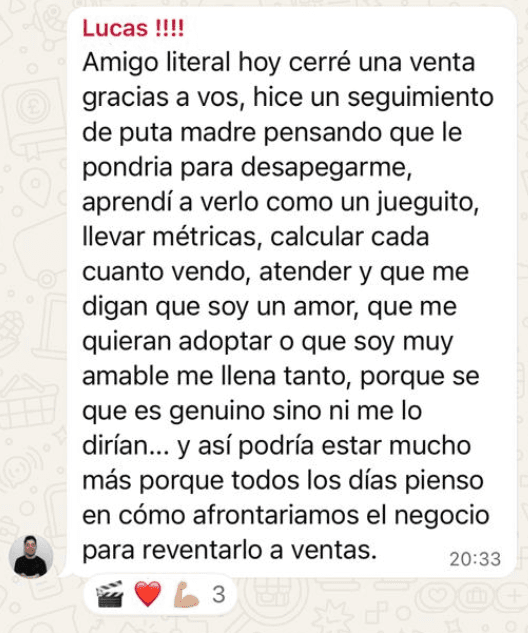 Testimonio de alumno 8