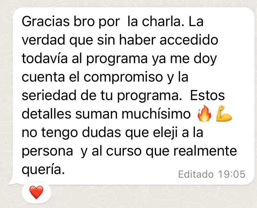 Testimonio de alumno 10